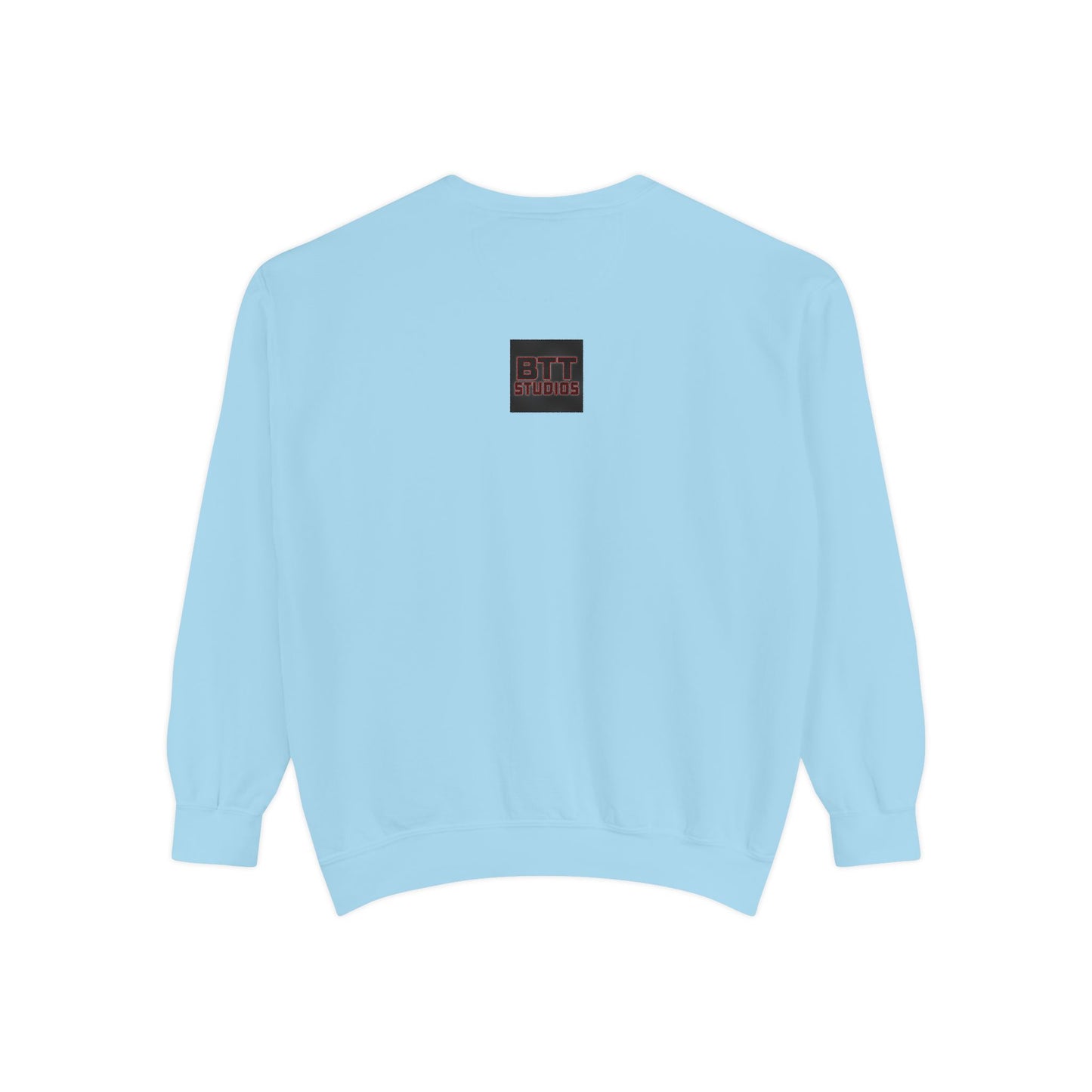 Chic Unisex Garment-Dyed Sweatshirt, Cozy Fall Fashion, Gift for Him/Her, Customizable Apparel, College Spirit Wear, Casual Streetwear