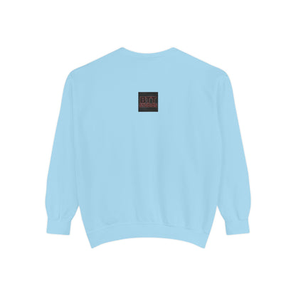 Chic Unisex Garment-Dyed Sweatshirt, Cozy Fall Fashion, Gift for Him/Her, Customizable Apparel, College Spirit Wear, Casual Streetwear