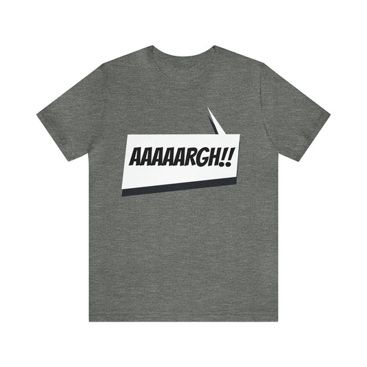 "aaaaargh!!!" Marvel Snap Unisex Jersey Short Sleeve Tee