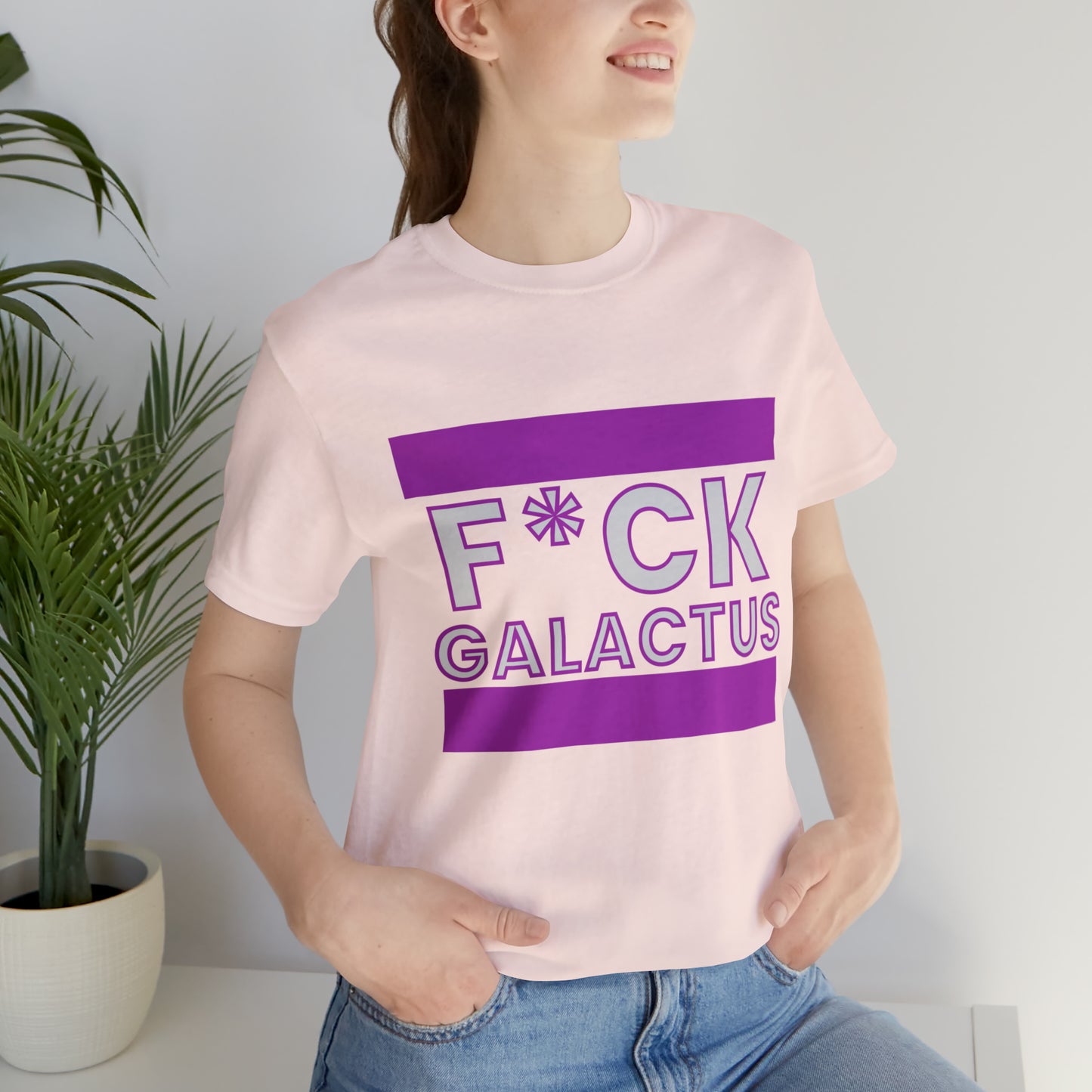 "fuck galactus" Marvel Snap Unisex Jersey Short Sleeve Tee