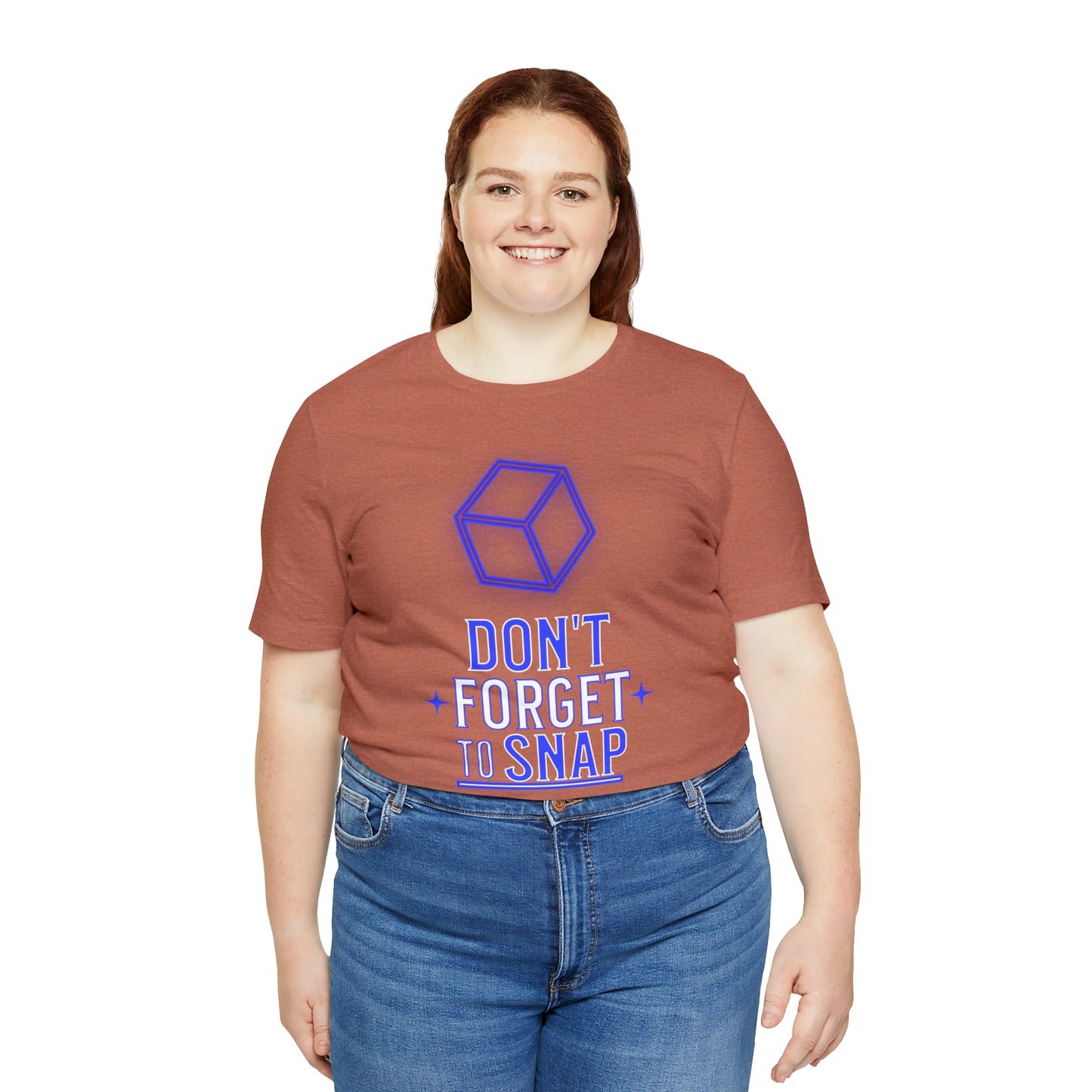 "don't forget to snap" Marvel Snap Unisex Jersey Short Sleeve Tee