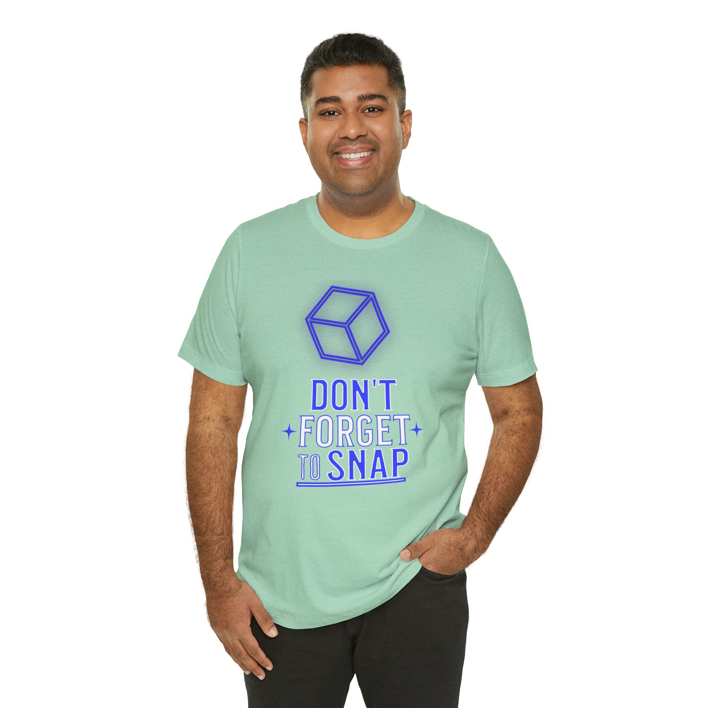 "don't forget to snap" Marvel Snap Unisex Jersey Short Sleeve Tee