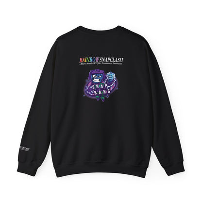 snap kang x spooky dinosaur "Yup, he's a loki" variant marvel snap inspired Crewneck Sweatshirt