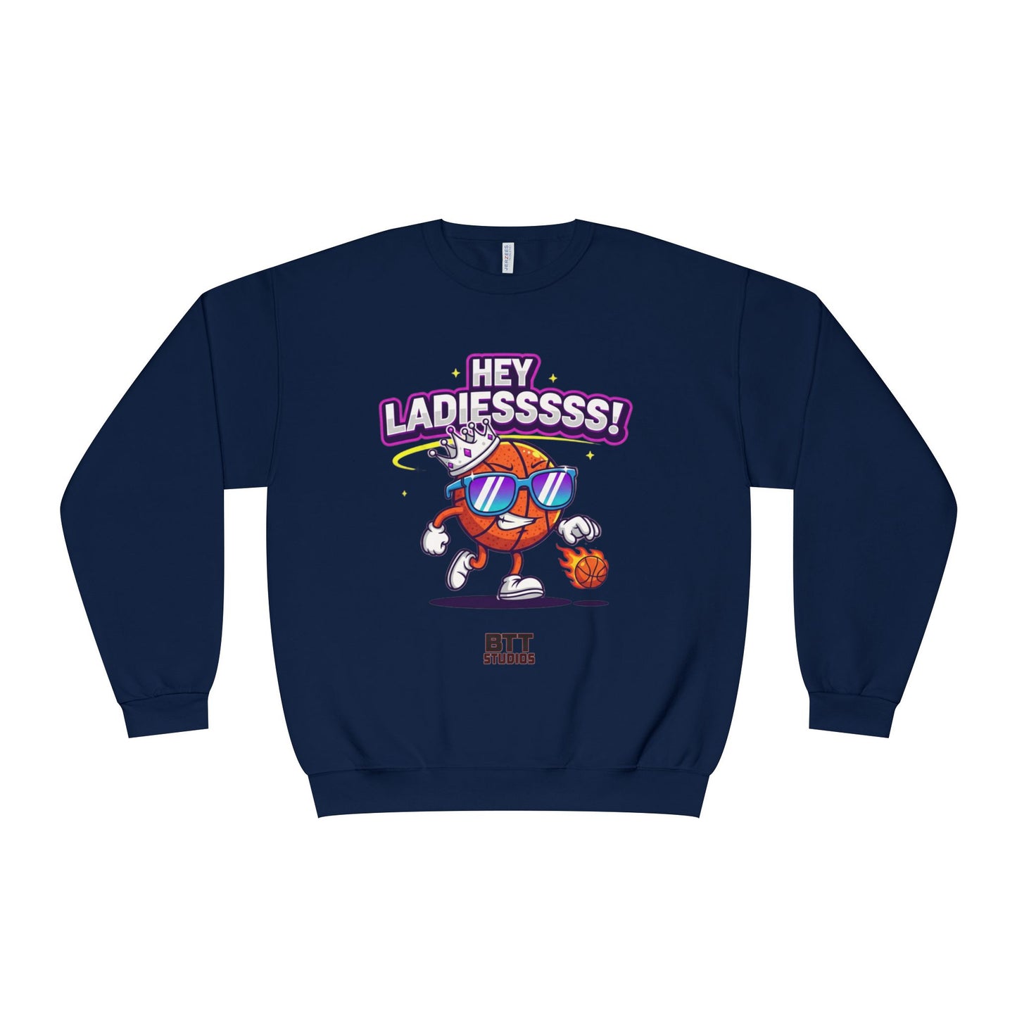 Hey Ladies Crown Crewneck Sweatshirt (Mult Colors)