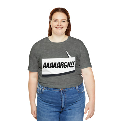 "aaaaargh!!!" Marvel Snap Unisex Jersey Short Sleeve Tee