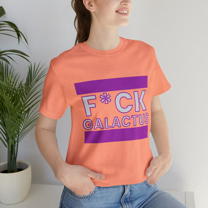"fuck galactus" Marvel Snap Unisex Jersey Short Sleeve Tee