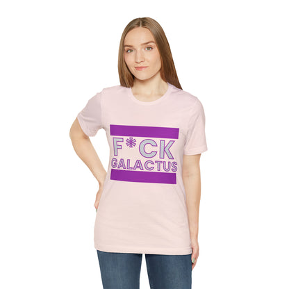 "fuck galactus" Marvel Snap Unisex Jersey Short Sleeve Tee