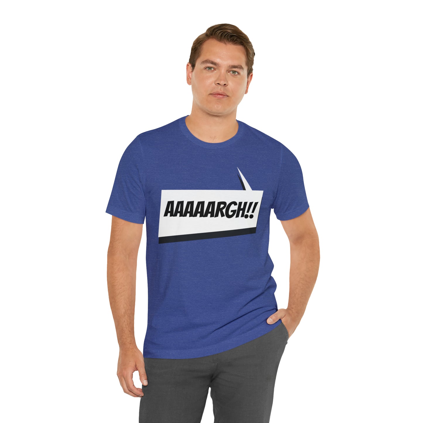 "aaaaargh!!!" Marvel Snap Unisex Jersey Short Sleeve Tee