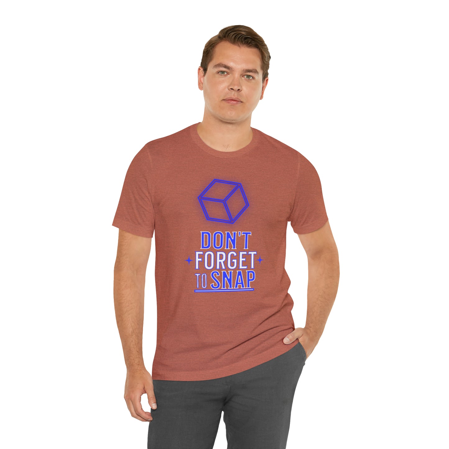 "don't forget to snap" Marvel Snap Unisex Jersey Short Sleeve Tee