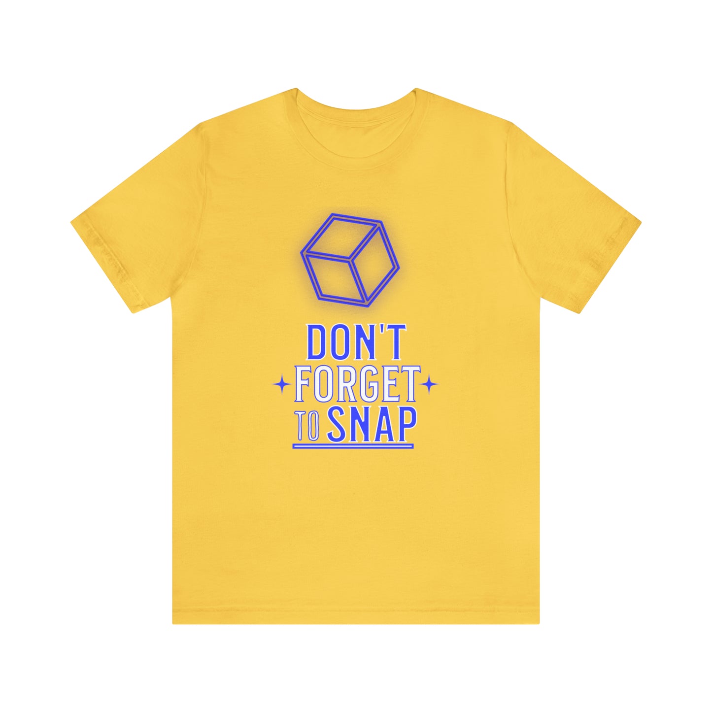 "don't forget to snap" Marvel Snap Unisex Jersey Short Sleeve Tee
