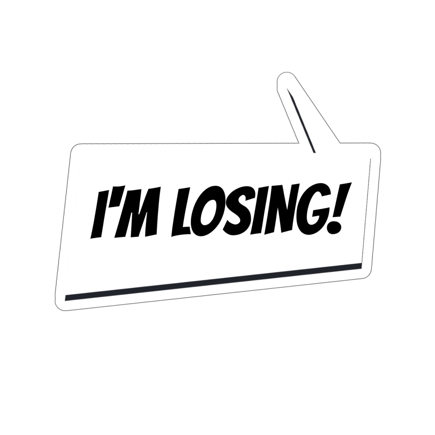 "I'm Losing" Marvel Snap Kiss-Cut Stickers