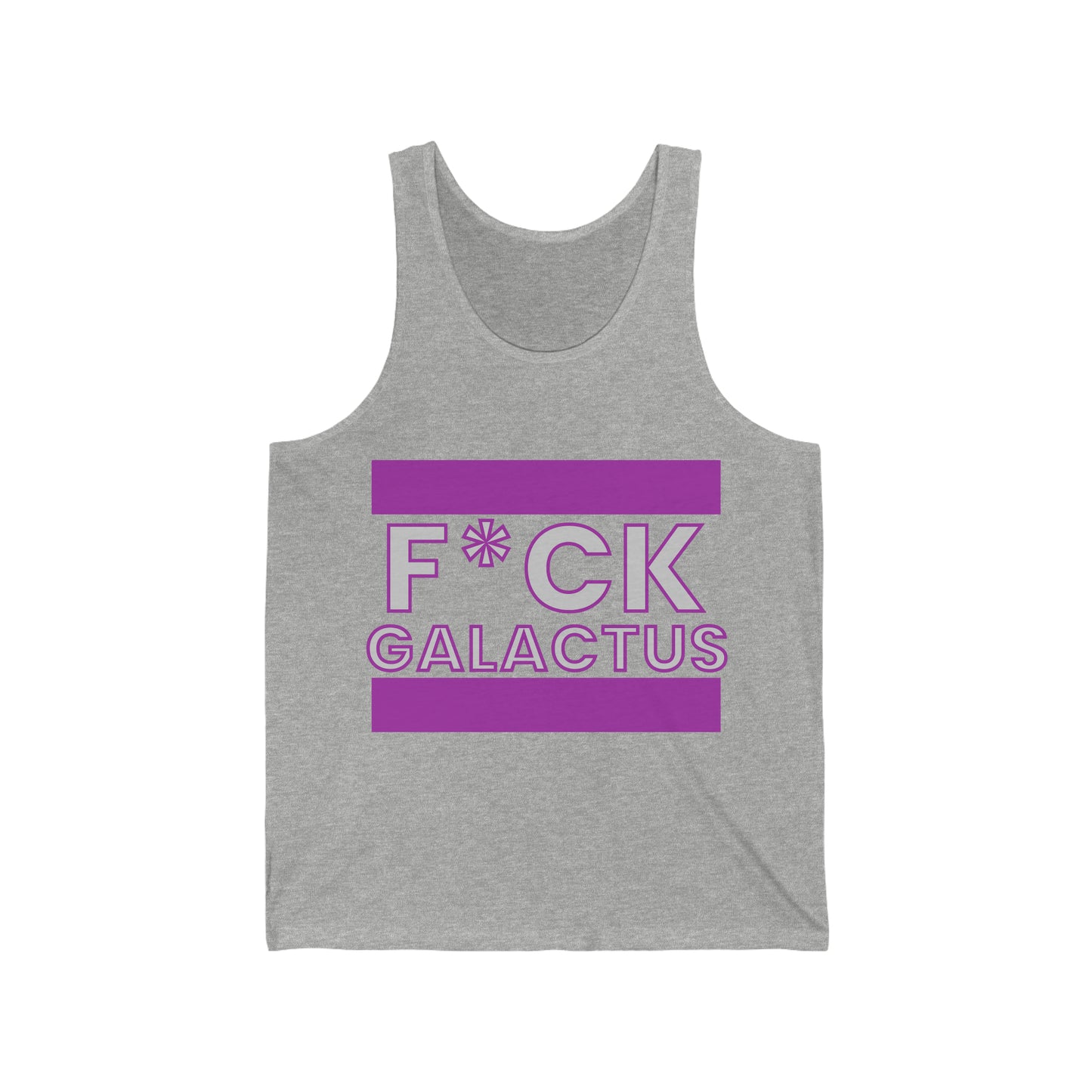 "fuck galactus" Marvel Snap Unisex Jersey Tank