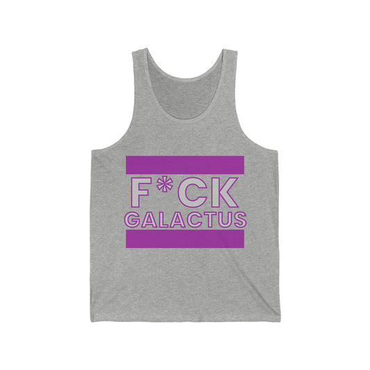 "fuck galactus" Marvel Snap Unisex Jersey Tank