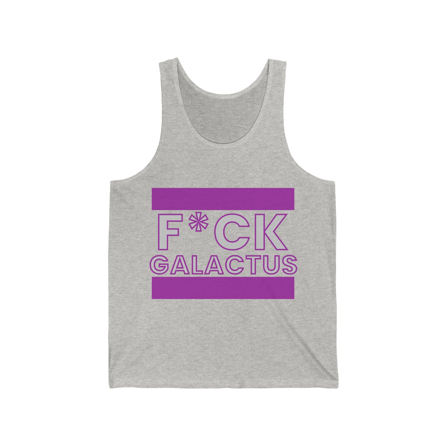 "fuck galactus" Marvel Snap Unisex Jersey Tank