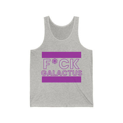 "fuck galactus" Marvel Snap Unisex Jersey Tank