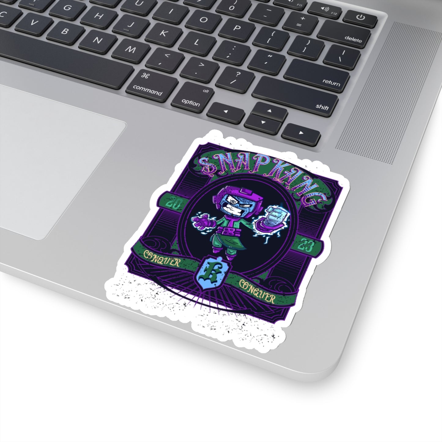 "Snap Kang Barber Logo" Marvel Snap Kiss-Cut Stickers