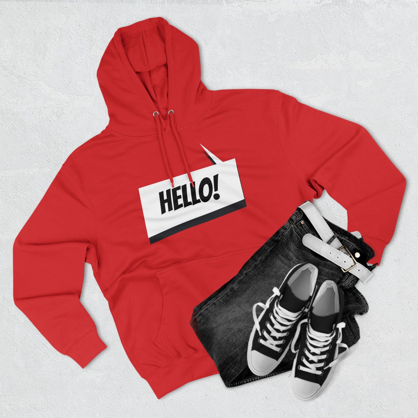 "Hello!" Marvel Snap Unisex Premium Pullover Hoodie