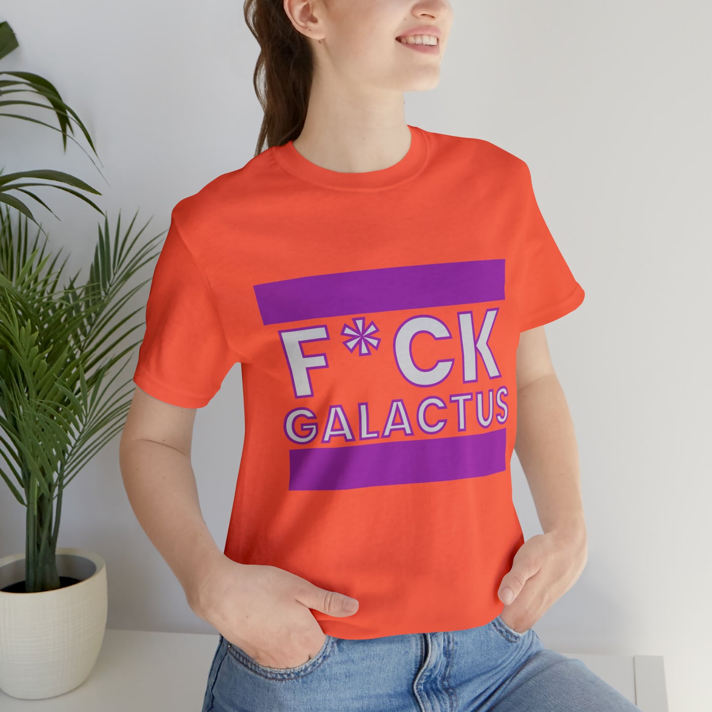 "fuck galactus" Marvel Snap Unisex Jersey Short Sleeve Tee