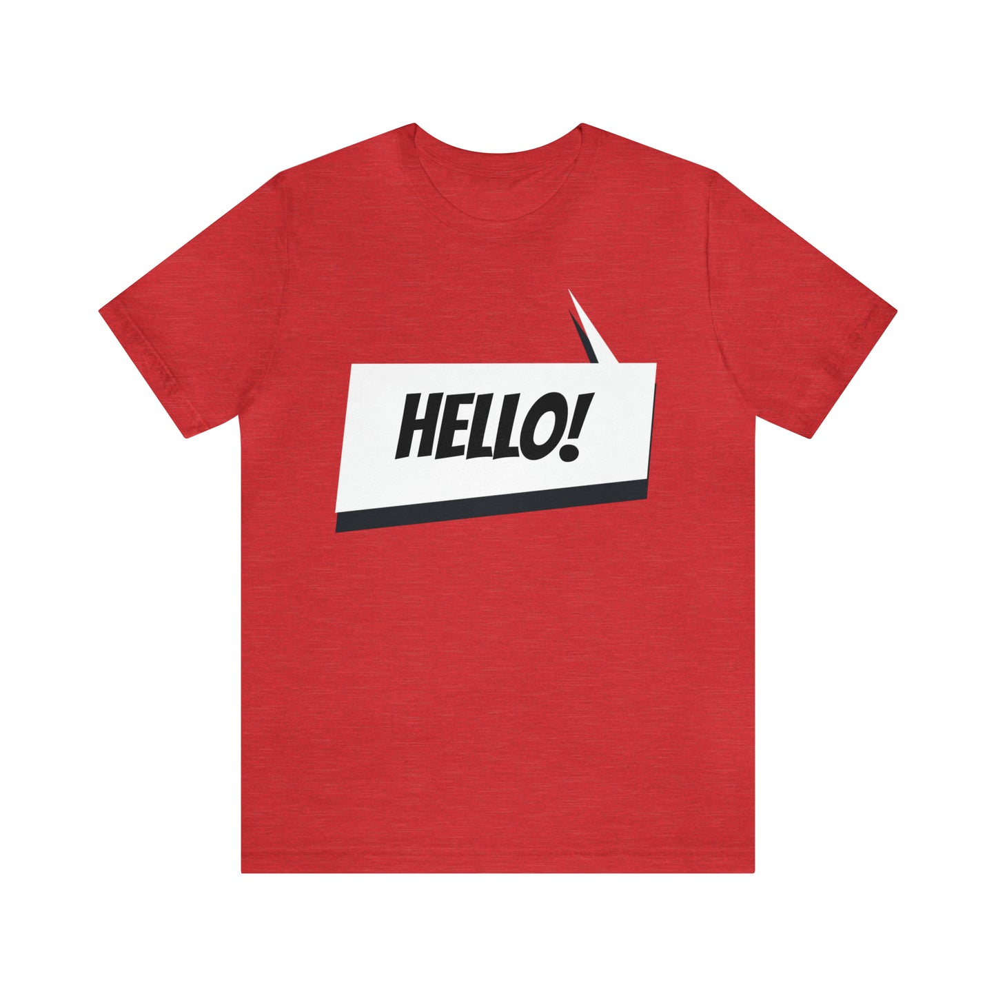 "hello!" Unisex Jersey Short Sleeve Tee