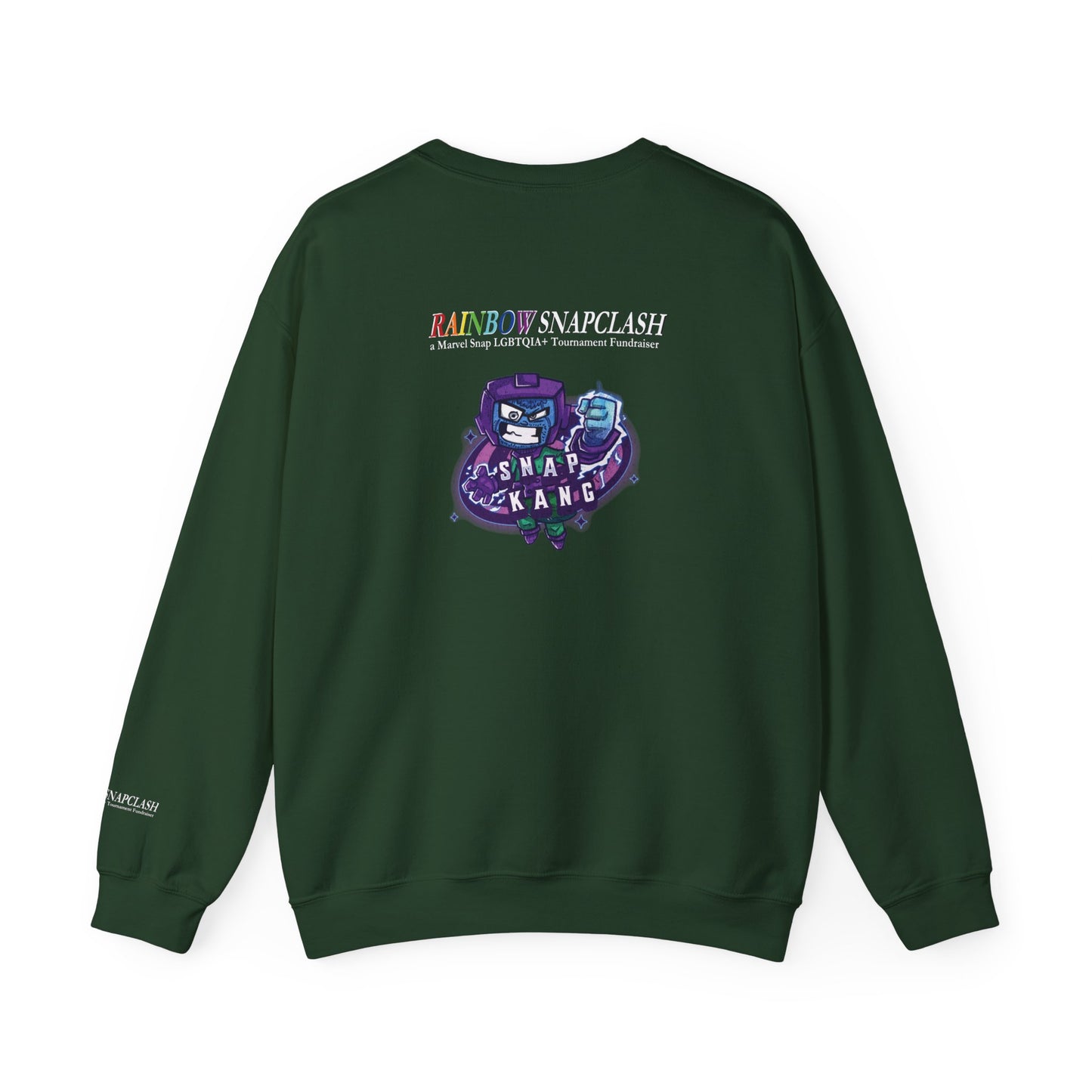 snap kang x spooky dinosaur "Yup, he's a loki" variant marvel snap inspired Crewneck Sweatshirt