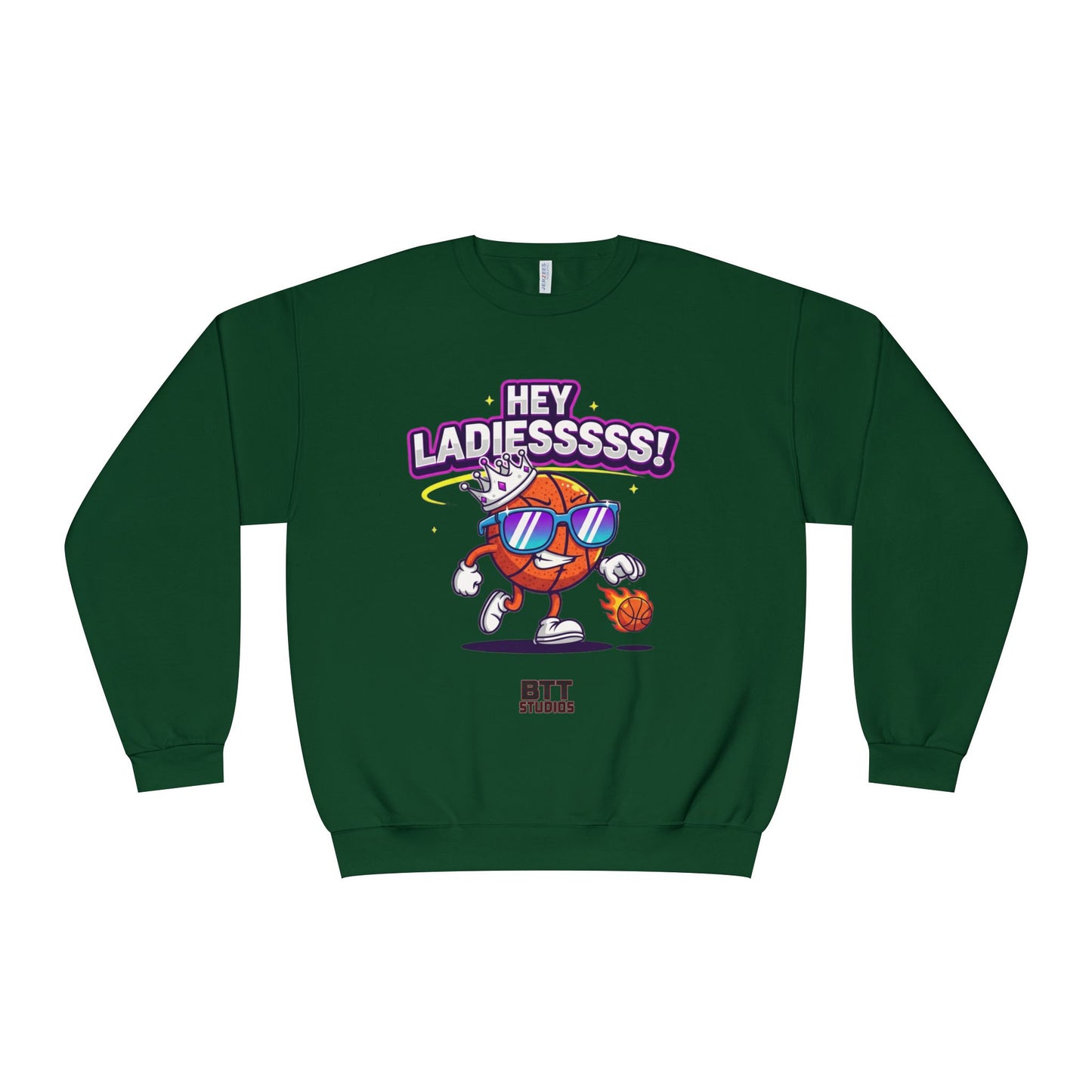 Hey Ladies Crown Crewneck Sweatshirt (Mult Colors)