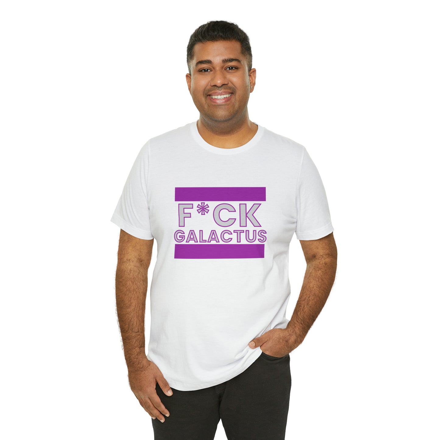 "fuck galactus" Marvel Snap Unisex Jersey Short Sleeve Tee