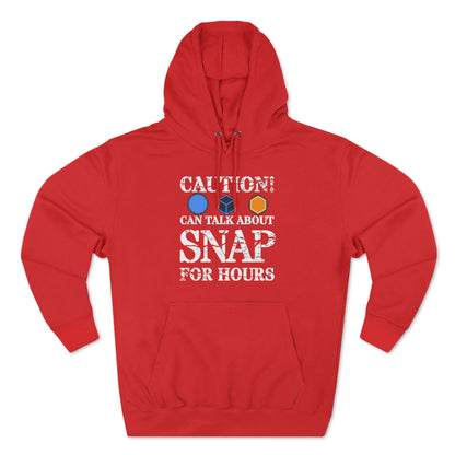 "Caution Can Snap All Day" Marvel Snap Unisex Premium Pullover Hoodie
