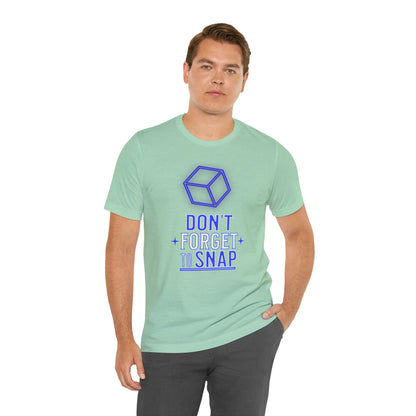 "don't forget to snap" Marvel Snap Unisex Jersey Short Sleeve Tee