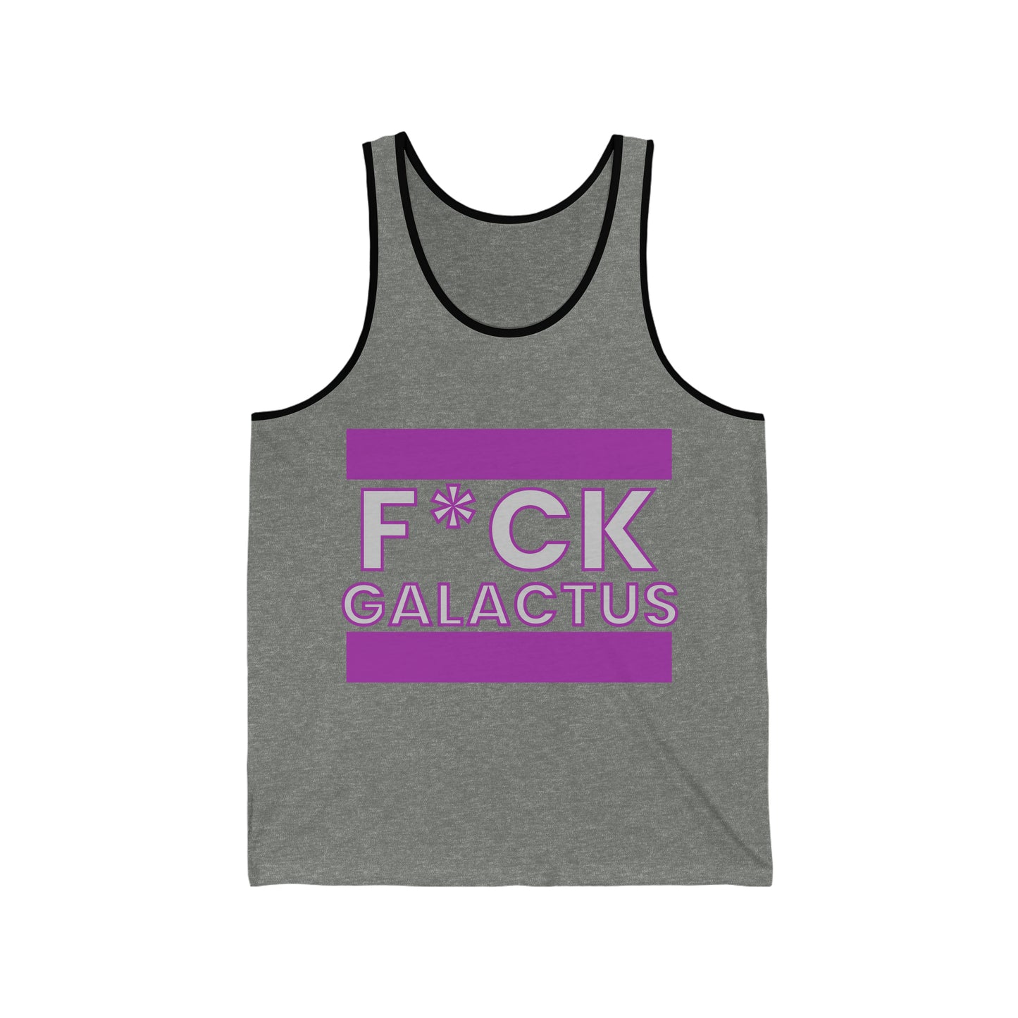 "fuck galactus" Marvel Snap Unisex Jersey Tank