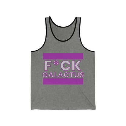 "fuck galactus" Marvel Snap Unisex Jersey Tank