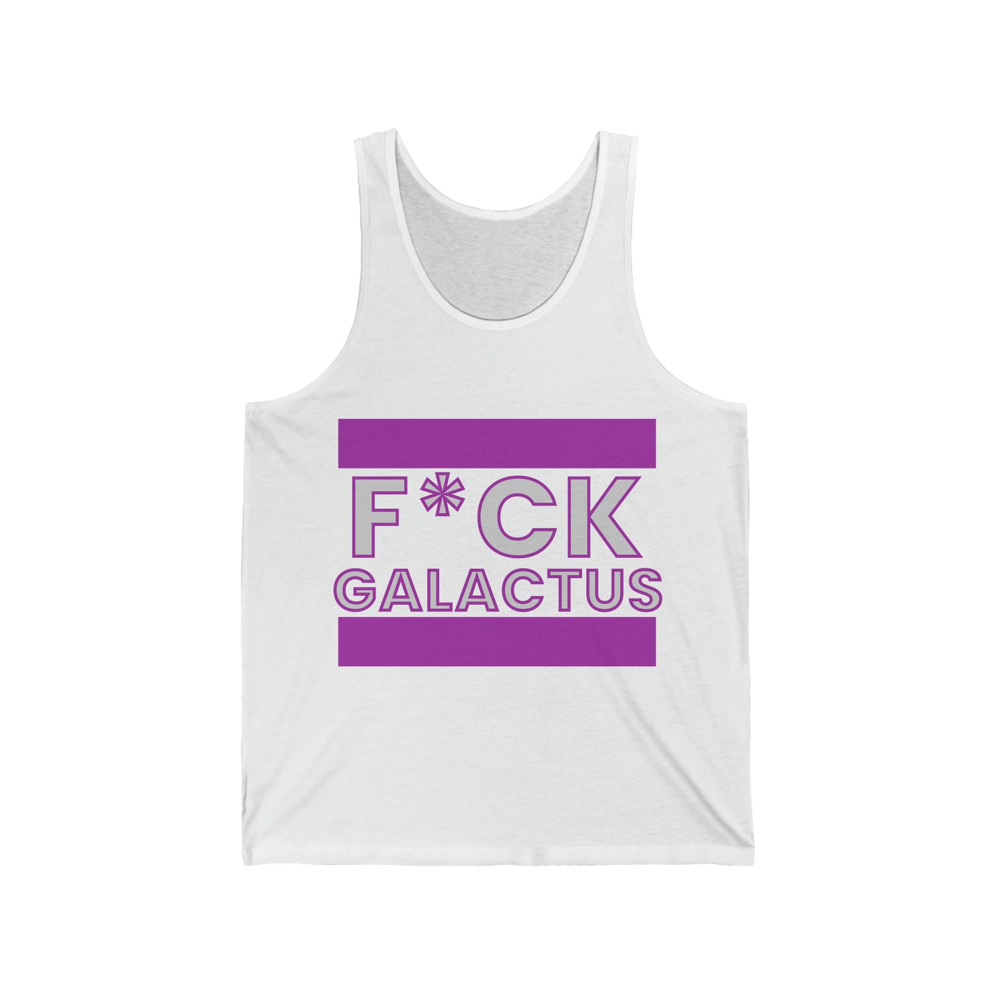 "fuck galactus" Marvel Snap Unisex Jersey Tank