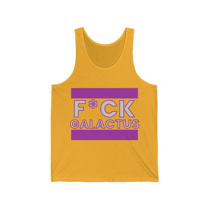 "fuck galactus" Marvel Snap Unisex Jersey Tank