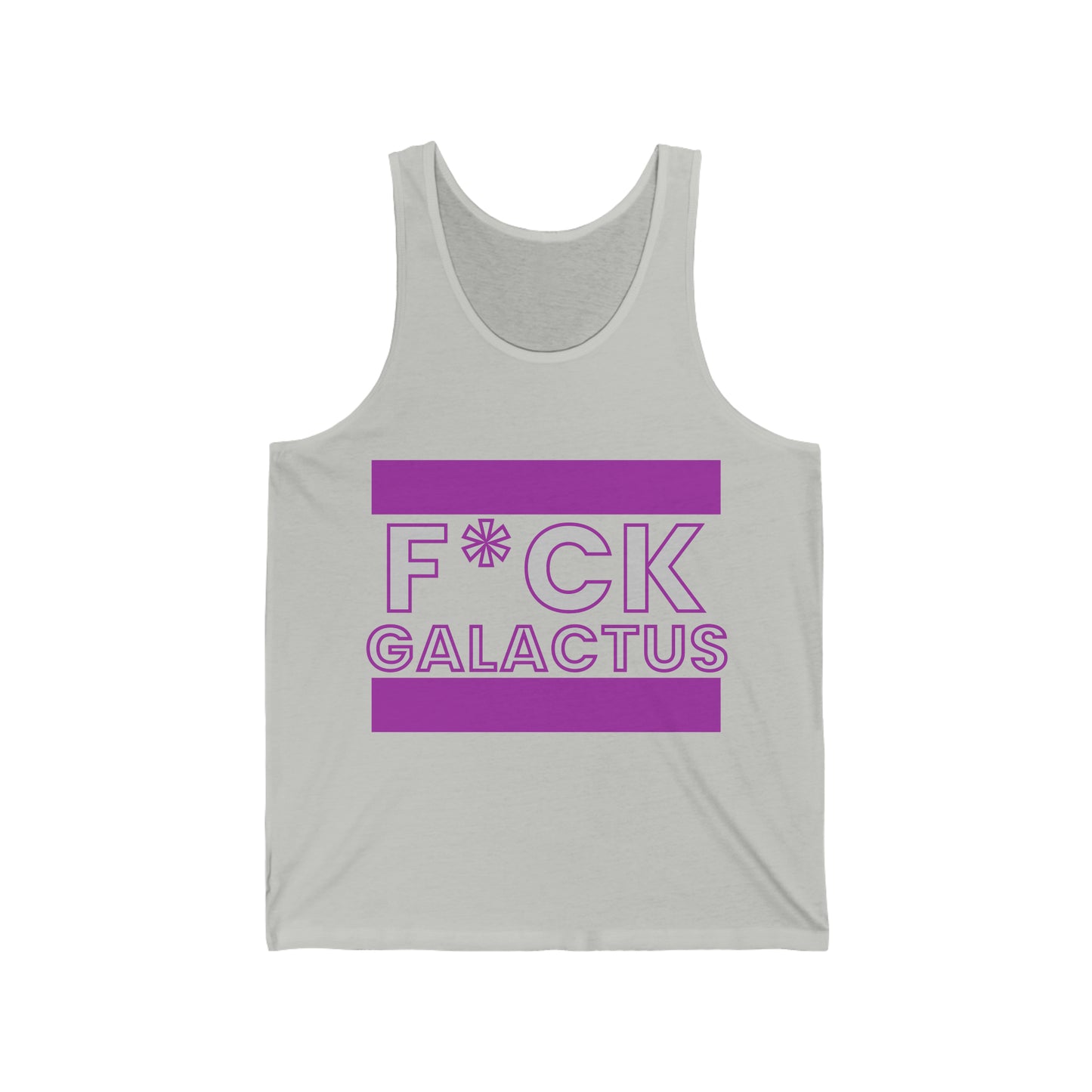 "fuck galactus" Marvel Snap Unisex Jersey Tank