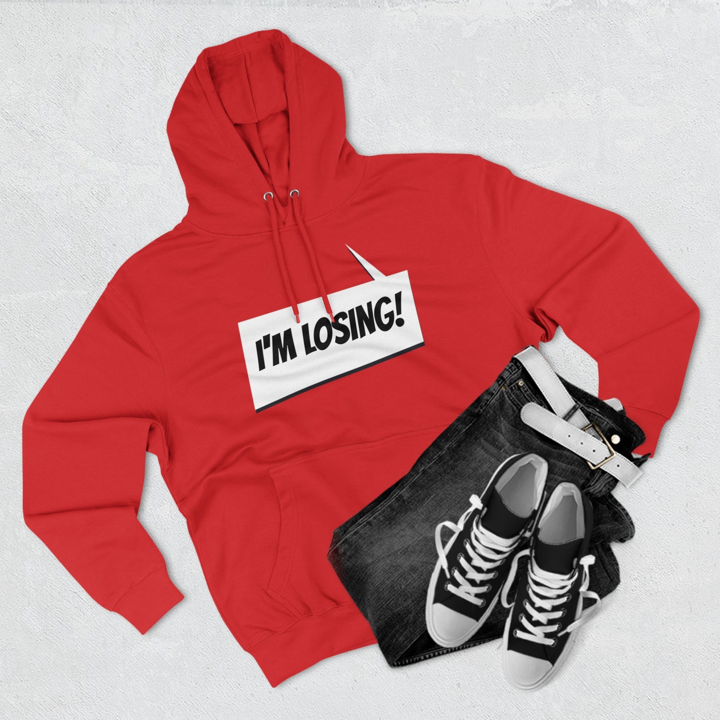"I'm Losing" Marvel Snap Unisex Premium Pullover Hoodie