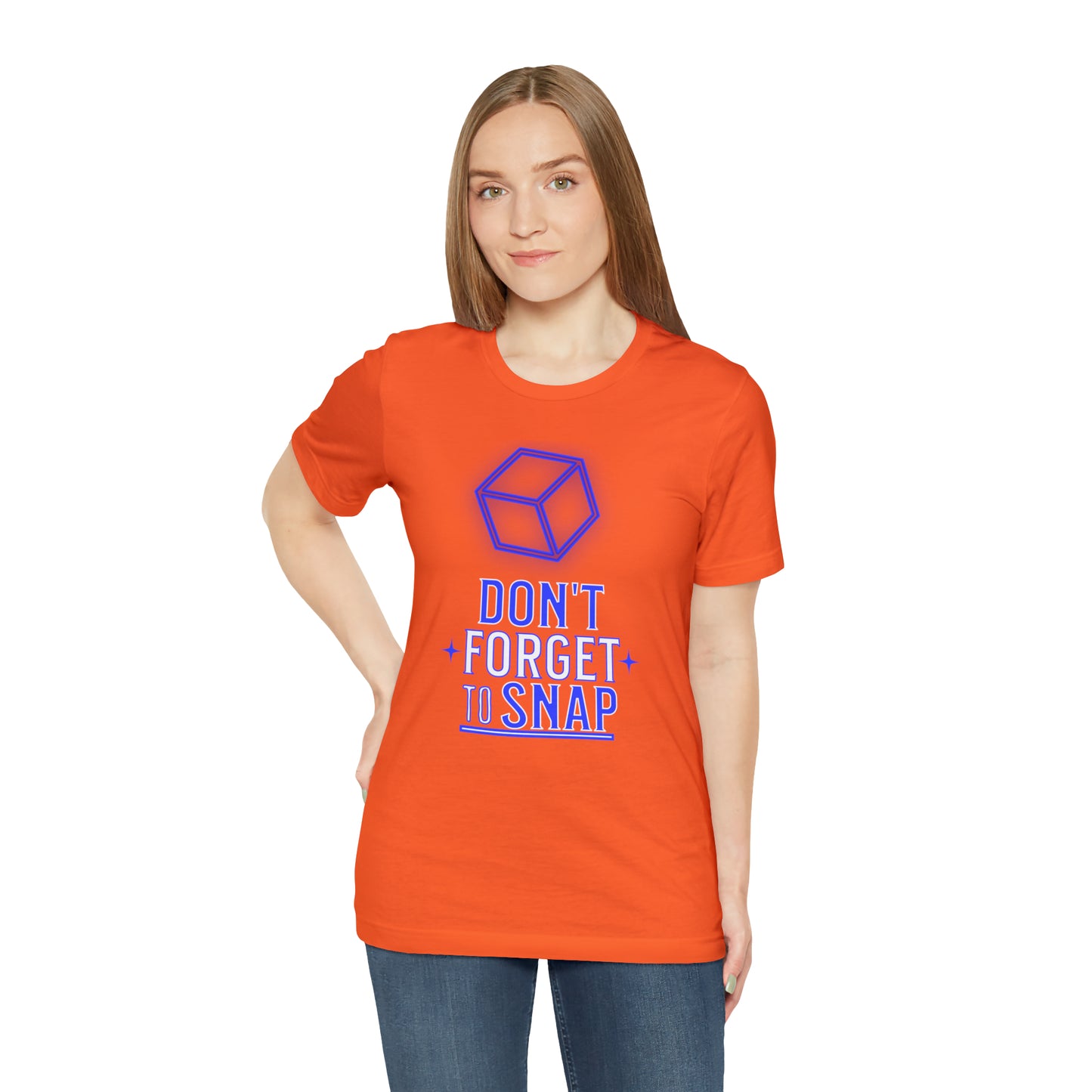 "don't forget to snap" Marvel Snap Unisex Jersey Short Sleeve Tee