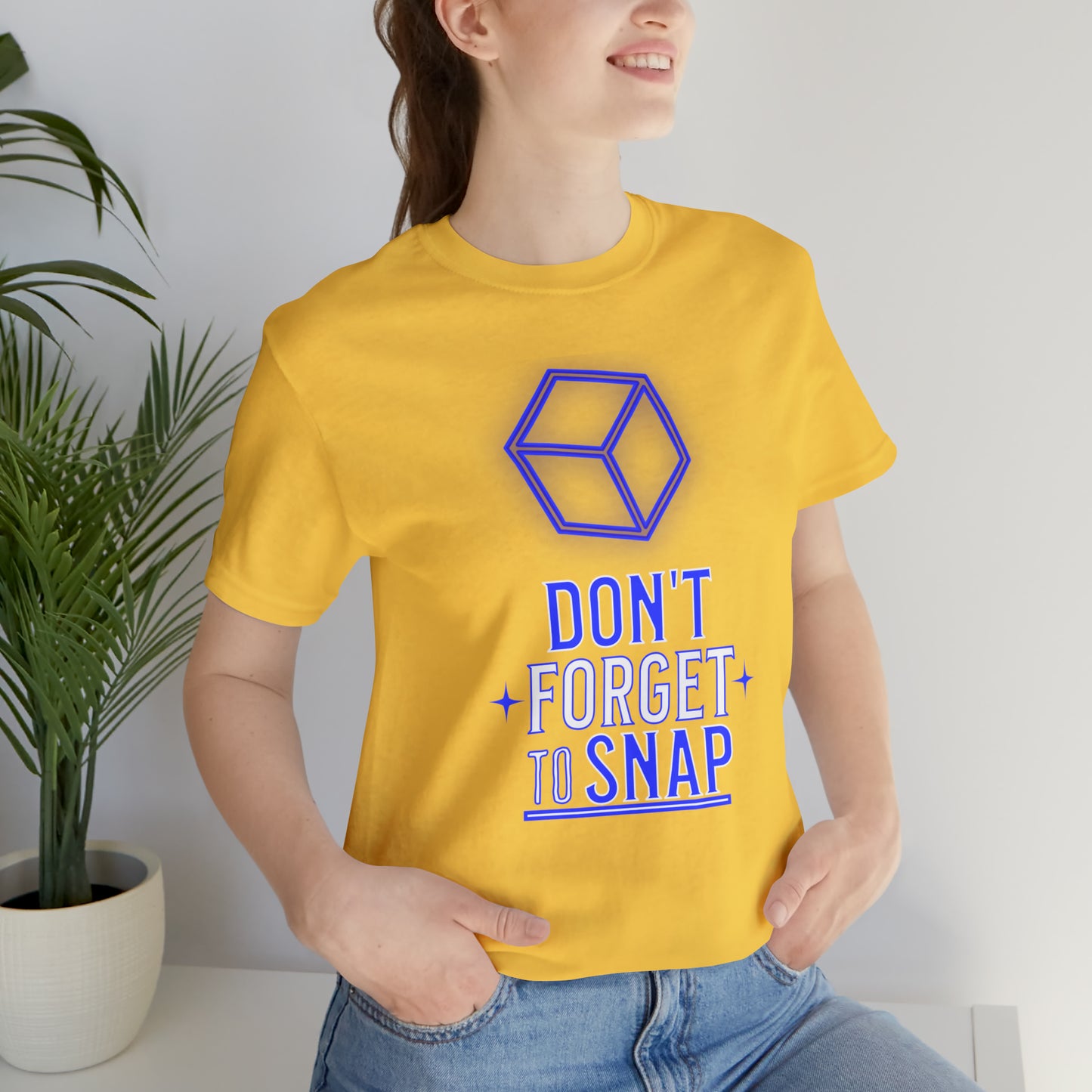 "don't forget to snap" Marvel Snap Unisex Jersey Short Sleeve Tee