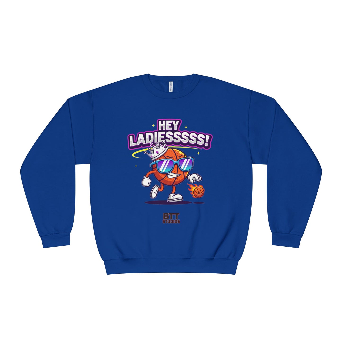 Hey Ladies Crown Crewneck Sweatshirt (Mult Colors)