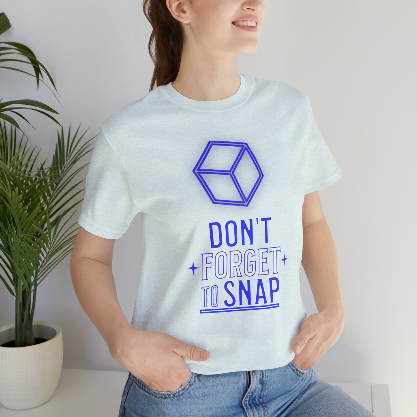 "don't forget to snap" Marvel Snap Unisex Jersey Short Sleeve Tee