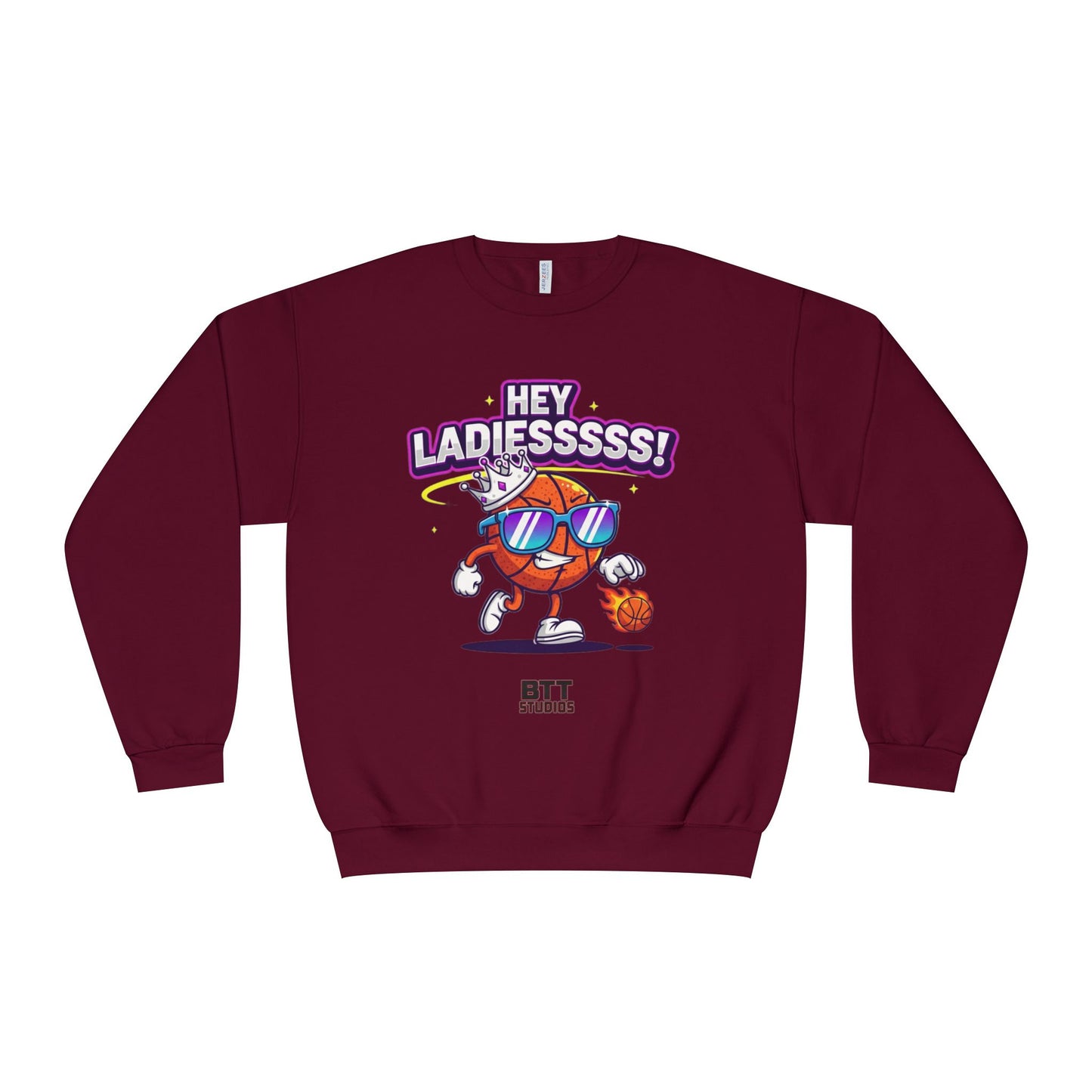 Hey Ladies Crown Crewneck Sweatshirt (Mult Colors)