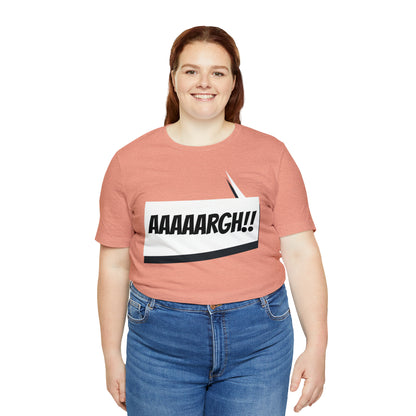 "aaaaargh!!!" Marvel Snap Unisex Jersey Short Sleeve Tee