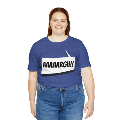 "aaaaargh!!!" Marvel Snap Unisex Jersey Short Sleeve Tee
