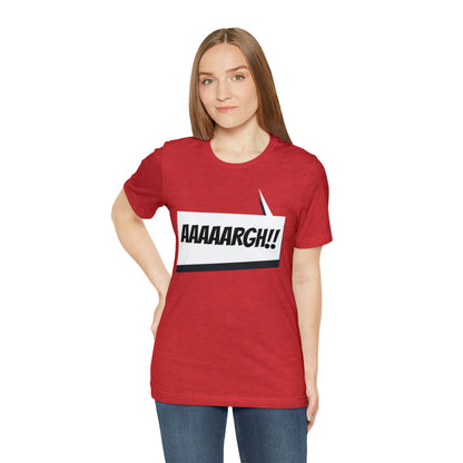 "aaaaargh!!!" Marvel Snap Unisex Jersey Short Sleeve Tee