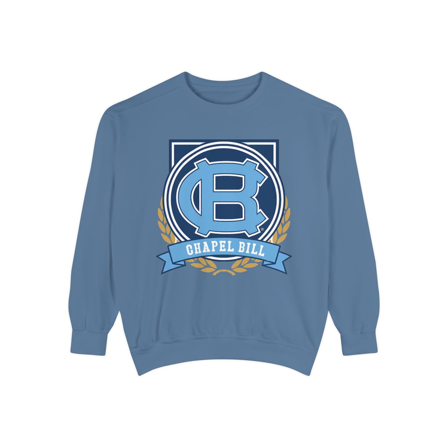 Chic Unisex Garment-Dyed Sweatshirt, Cozy Fall Fashion, Gift for Him/Her, Customizable Apparel, College Spirit Wear, Casual Streetwear