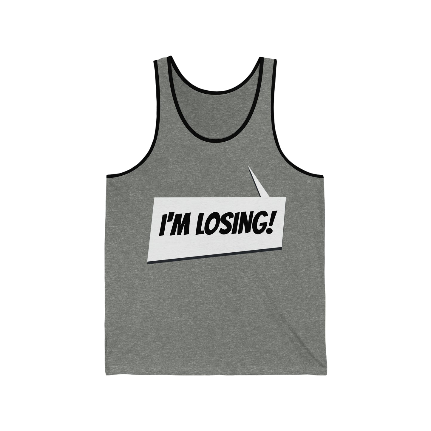 "I'm Losing!" Marvel Snap Unisex Jersey Tank