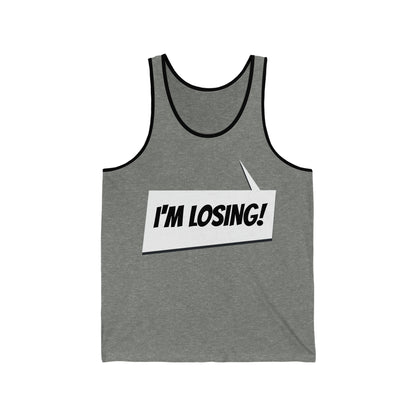 "I'm Losing!" Marvel Snap Unisex Jersey Tank