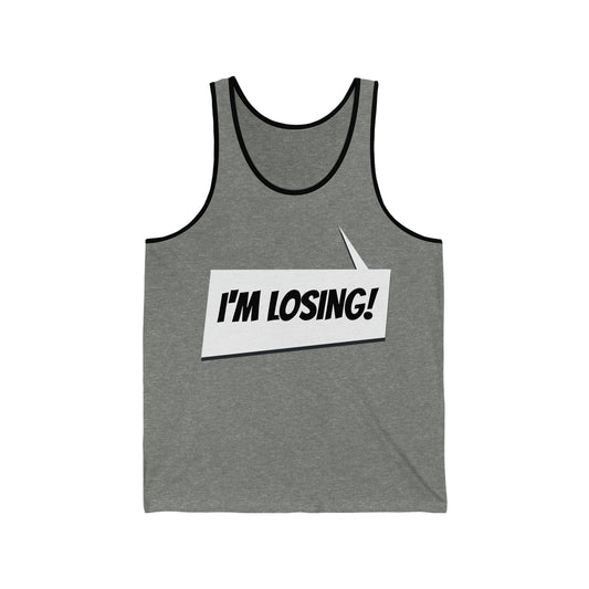 "I'm Losing!" Marvel Snap Unisex Jersey Tank