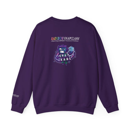 snap kang x spooky dinosaur "Yup, he's a loki" variant marvel snap inspired Crewneck Sweatshirt