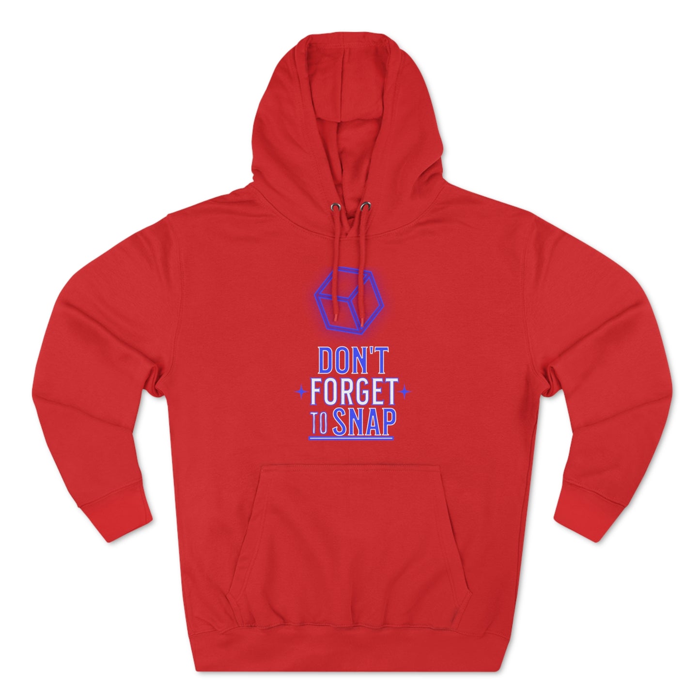 "Don't Forget to Snap" Marvel Snap Unisex Premium Pullover Hoodie