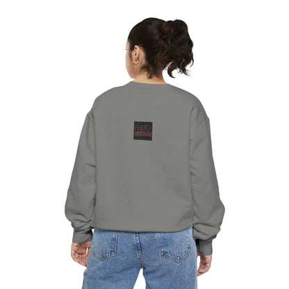 Chic Unisex Garment-Dyed Sweatshirt, Cozy Fall Fashion, Gift for Him/Her, Customizable Apparel, College Spirit Wear, Casual Streetwear