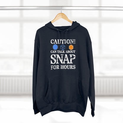 "Caution Can Snap All Day" Marvel Snap Unisex Premium Pullover Hoodie